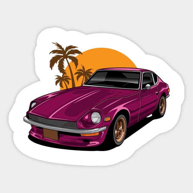 Legend 240z Sticker by cungtudaeast